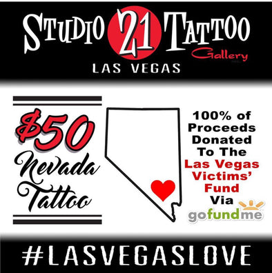 Studio 21 Tattoo Spreading the Love: Las Vegas Comes Together