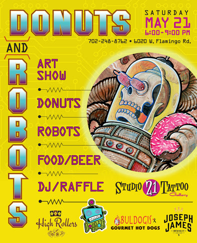 Donuts and Robots Art Show